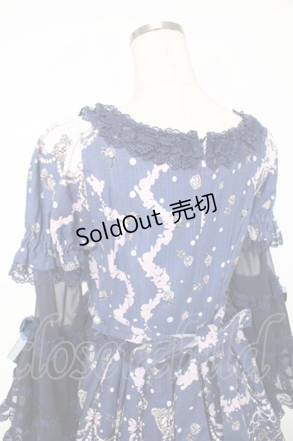 画像7: BABY, THE STARS SHINE BRIGHT / Sweet Jewelry Princess ワンピース  ネイビー Y-25-12-08-135-BA-OP-SZ-ZY (7)