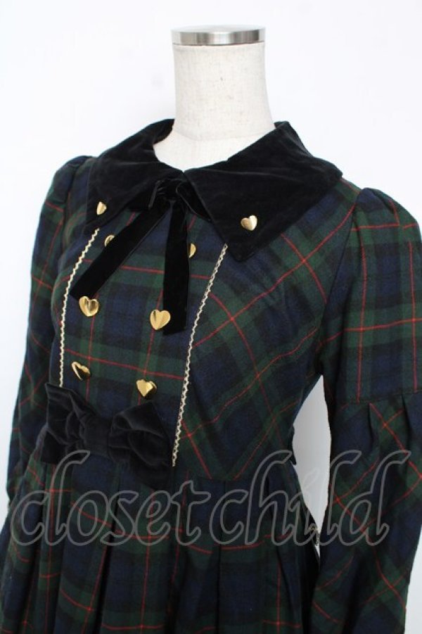 画像3: Angelic Pretty / Modern Studentワンピース  紺 Y-25-12-08-136-AP-OP-SZ-ZY (3)