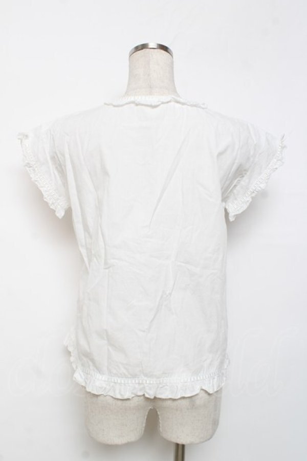 画像3: WONDERFUL WORLD / ピンタックブラウス  白 Y-25-12-08-003-LO-TO-SZ-ZY (3)