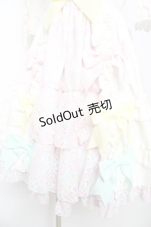 画像4: BABY, THE STARS SHINE BRIGHT / はるちゃんの花舞うEternal Gardenワンピース  ホワイト Y-25-12-08-141-BA-OP-SZ-ZY (4)