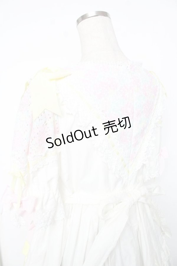 画像6: BABY, THE STARS SHINE BRIGHT / はるちゃんの花舞うEternal Gardenワンピース  ホワイト Y-25-12-08-141-BA-OP-SZ-ZY (6)