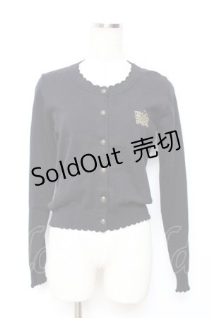 画像: ALICE and the PIRATES / A/P TRAINカーディガン  黒 Y-25-12-08-014-PA-TO-SZ-ZY