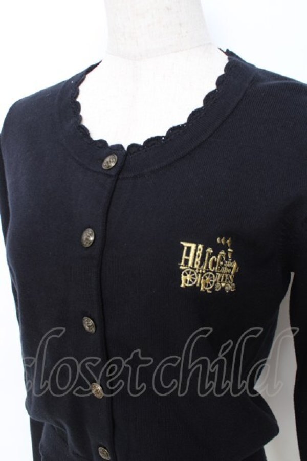 画像3: ALICE and the PIRATES / A/P TRAINカーディガン  黒 Y-25-12-08-014-PA-TO-SZ-ZY (3)