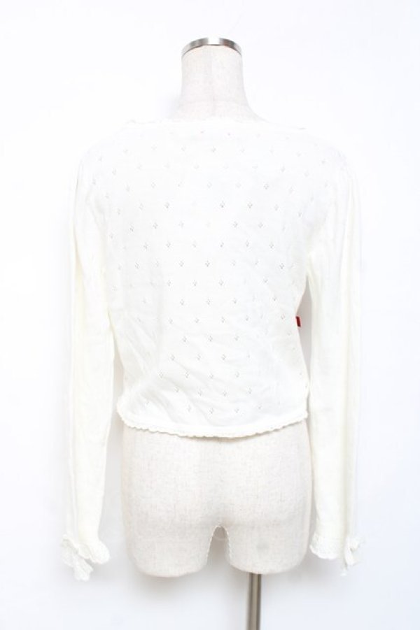 画像2: PINK HOUSE / PINK HOUSE×misako aoki ハートモチーフカーディガン F キナリ Y-25-12-08-016-LO-TO-SZ-ZY (2)