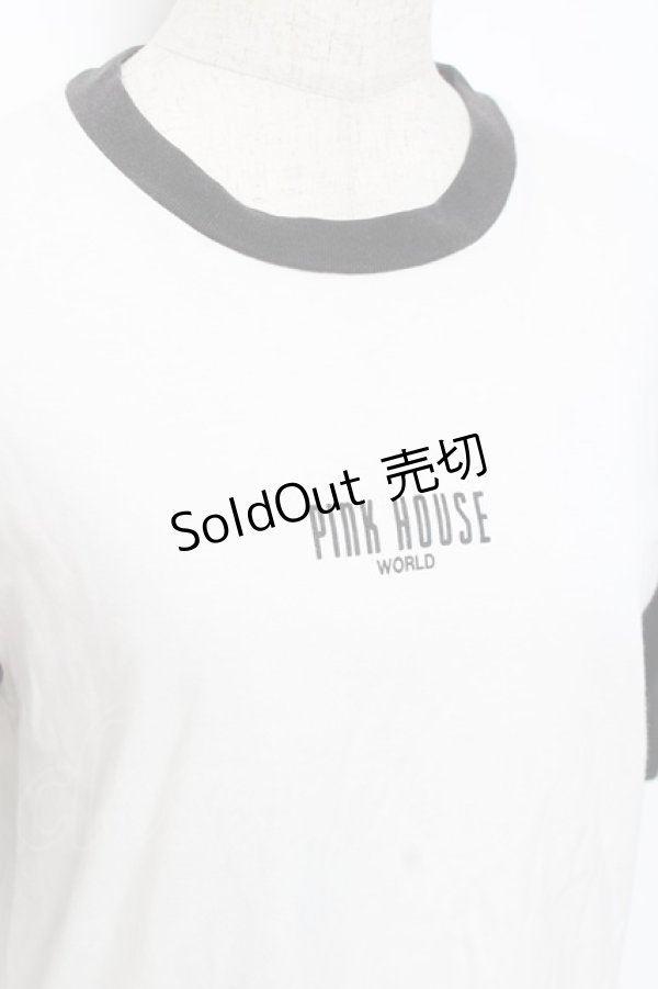 画像3: PINK HOUSE / ロゴプリントカットソー   Y-25-12-08-017-LO-TO-SZ-ZY (3)