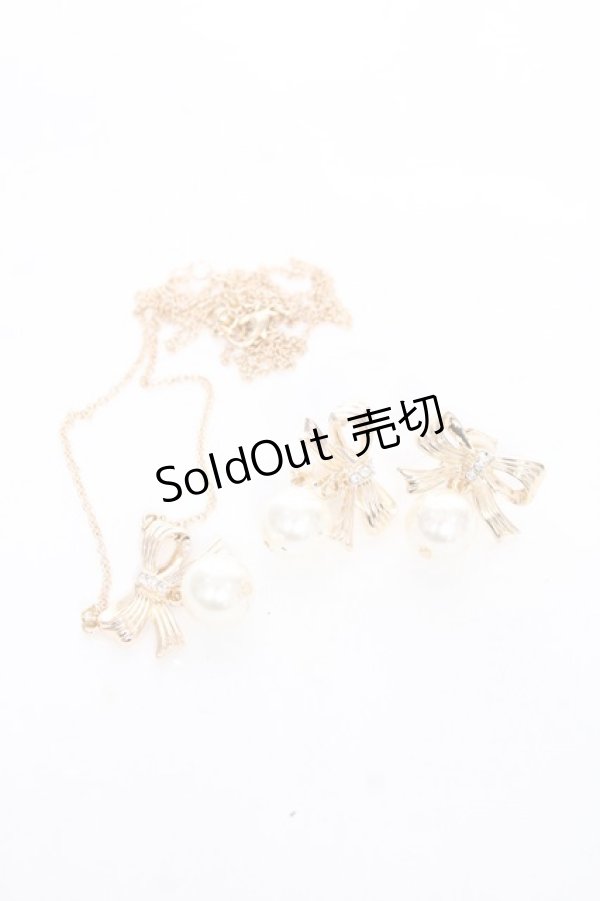 画像1: ｍ petit by misako / AMPLイヤリングネックレス  中金 Y-25-12-10-001-LO-AC-SZ-ZY (1)