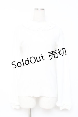 画像: Chalmiere / トリプルリボンニットプル M 白 Y-25-12-10-030-LO-TO-SZ-ZY