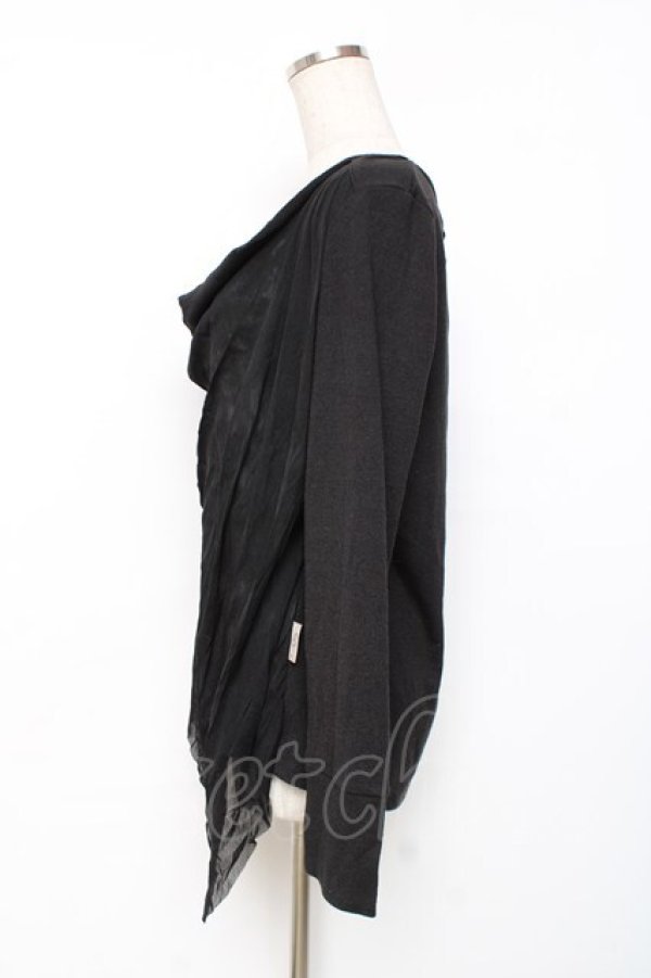 画像2: Rozen Kavalier / ドレープレイヤードプリントトップス  黒 Y-25-12-10-043-OO-TO-SZ-ZY (2)