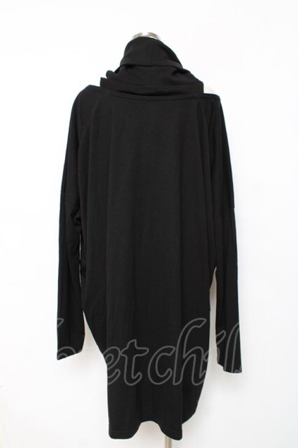 画像2: SEX POT ReVeNGe / 肩あきハイネックロングトップス F 黒 Y-25-12-10-050-SP-TO-SZ-ZY (2)