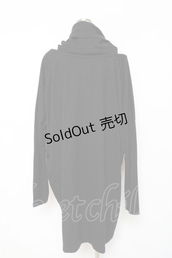 画像2: SEX POT ReVeNGe / 肩あきハイネックロングトップス F 黒 Y-25-12-10-050-SP-TO-SZ-ZY (2)