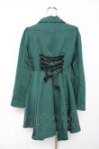 画像2: axes femme POETIQUE / コウモリカラーイレヘムジャケット M グリーン Y-25-12-10-055-AX-JA-SZ-ZY (2)