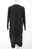 画像2: axes femme / プリーツドッキングワンピース M 黒 Y-25-12-10-057-AX-OP-SZ-ZY (2)