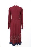 画像2: axes femme / チョーカー風ニットワンピース F ワイン Y-25-12-10-058-AX-OP-SZ-ZY (2)