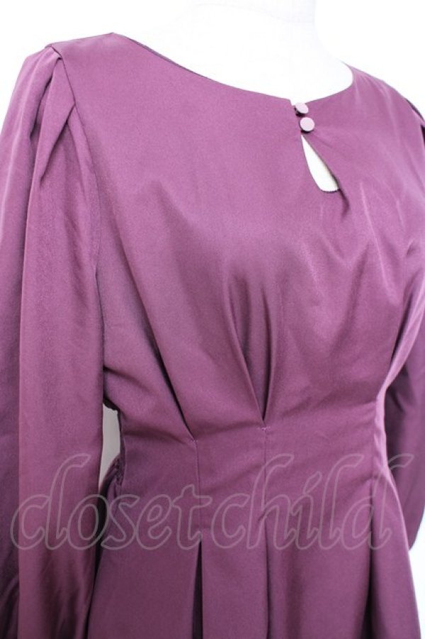 画像3: axes femme / ベルシックワンピース F パープル Y-25-12-10-062-AX-OP-SZ-ZY (3)