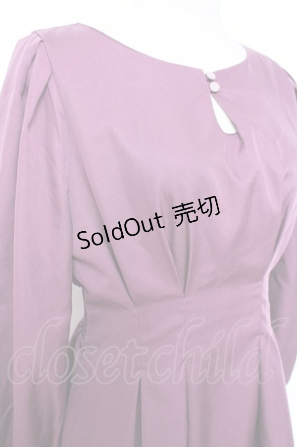 画像3: axes femme / ベルシックワンピース F パープル Y-25-12-10-062-AX-OP-SZ-ZI (3)