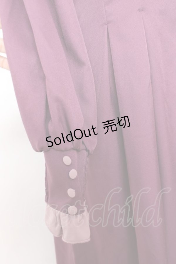 画像4: axes femme / ベルシックワンピース F パープル Y-25-12-10-062-AX-OP-SZ-ZI (4)