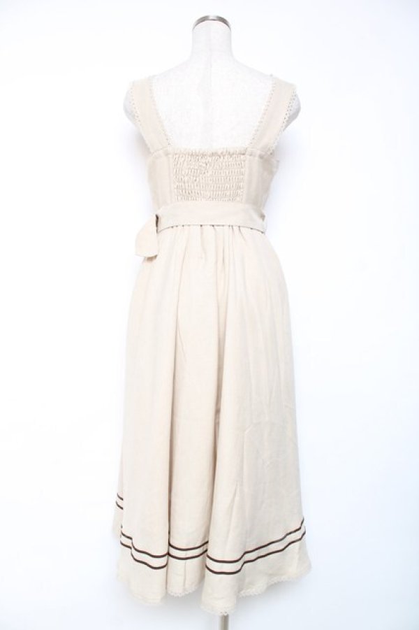 画像2: Kurumi Collaboration / マリンアカデミアジャンパースカート S ベージュ Y-25-12-10-063-LO-OP-SZ-ZY (2)