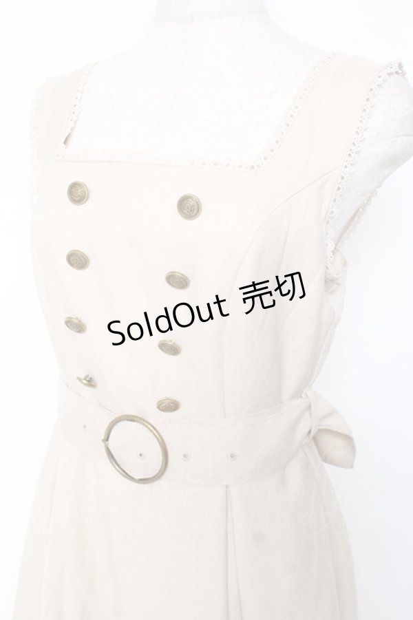 画像3: Kurumi Collaboration / マリンアカデミアジャンパースカート S ベージュ Y-25-12-10-063-LO-OP-SZ-ZY (3)