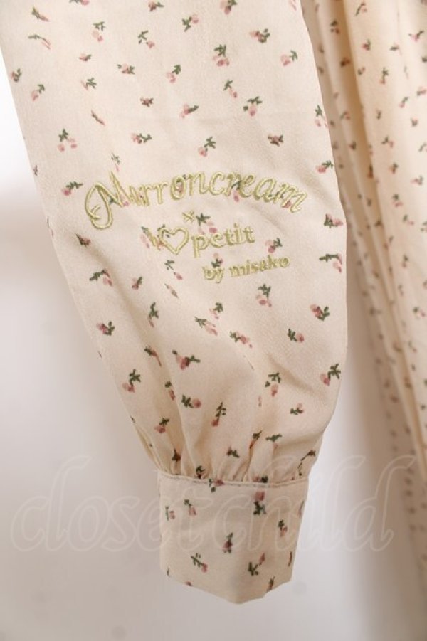 画像3: m petit by misako / マロンクリーム ワンピース S 生成り Y-25-12-10-065-LO-OP-SZ-ZY (3)