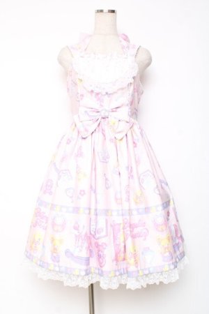 画像: Angelic Pretty / Baby Toysジャンパースカート  ピンク Y-25-12-10-069-AP-OP-SZ-ZY
