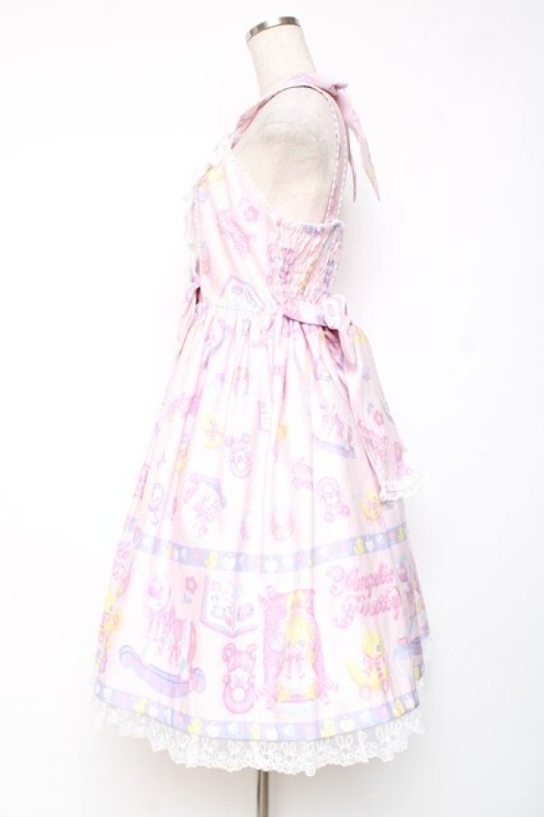 画像2: Angelic Pretty / Baby Toysジャンパースカート  ピンク Y-25-12-10-069-AP-OP-SZ-ZY (2)