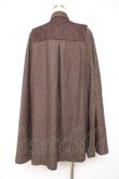 画像2: axes femme / ナポレオンマント風コート M 茶 Y-25-12-10-074-AX-CO-SZ-ZY (2)