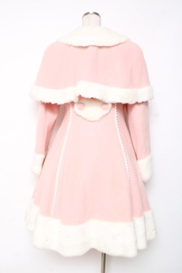 画像3: Angelic Pretty / おでかけショコラちゃんアップリケコート  ピンク Y-25-12-10-076-AP-CO-SZ-ZT0129L (3)