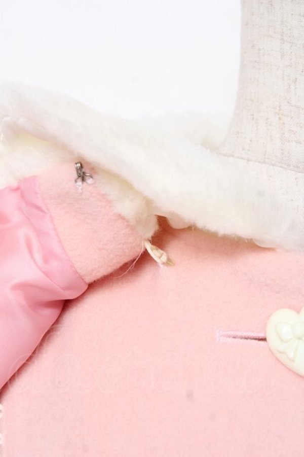 画像9: Angelic Pretty / おでかけショコラちゃんアップリケコート  ピンク Y-25-12-10-076-AP-CO-SZ-ZT0129L (9)