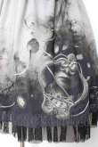画像4: abilletage / ヴィランズ柄シフォンスカート(ミディアム)  黒 Y-25-12-10-080-GO-SK-SZ-ZY (4)