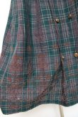 画像5: axes femme / フロッキーチェックスカート M グリーン Y-25-12-10-091-AX-SK-SZ-ZI (5)