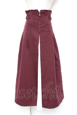 画像: axes femme / センタープリーツロングスカート F パープル Y-25-12-10-093-AX-SK-SZ-ZY