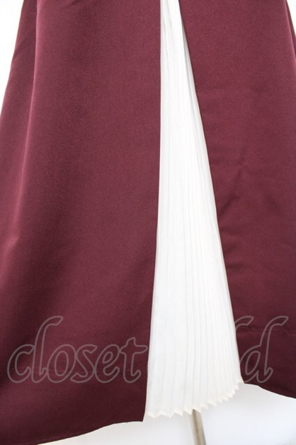 画像5: axes femme / センタープリーツロングスカート F パープル Y-25-12-10-093-AX-SK-SZ-ZS (5)