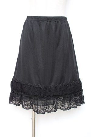 画像: axes femme / ペチスカート M 黒 Y-25-12-10-098-AX-SK-SZ-ZY