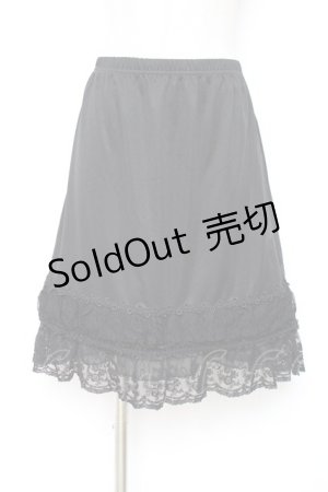 画像: axes femme / ペチスカート M 黒 Y-25-12-10-098-AX-SK-SZ-ZI