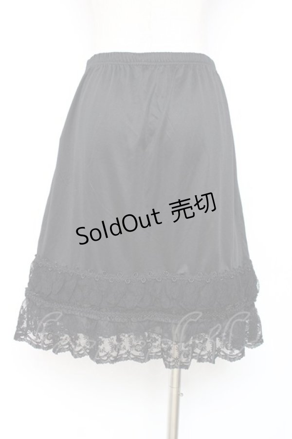 画像2: axes femme / ペチスカート M 黒 Y-25-12-10-098-AX-SK-SZ-ZI (2)