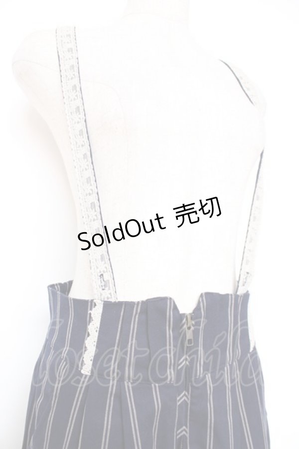 画像3: axes femme POETIQUE / サス付きハーフパンツ M 紺 Y-25-12-10-099-AX-PA-SZ-ZY (3)