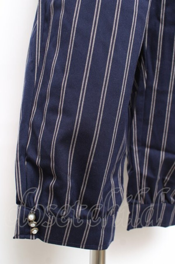 画像4: axes femme POETIQUE / サス付きハーフパンツ M 紺 Y-25-12-10-099-AX-PA-SZ-ZY (4)