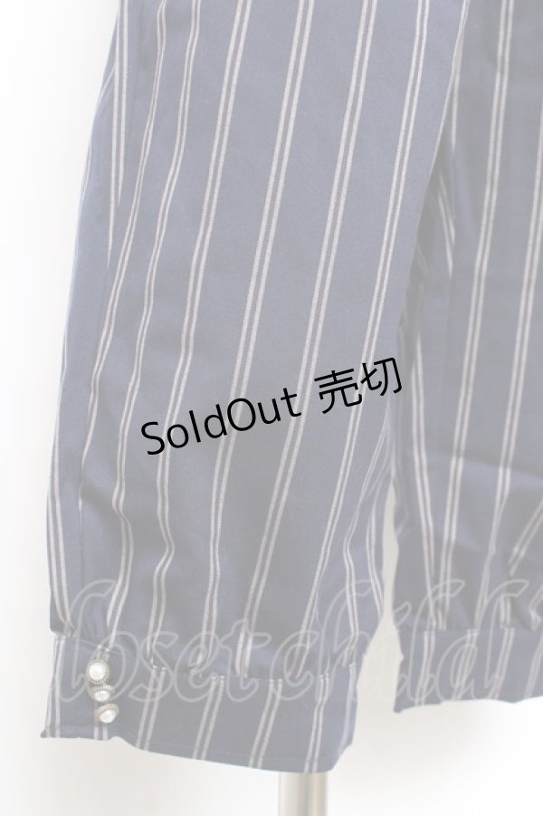 画像4: axes femme POETIQUE / サス付きハーフパンツ M 紺 Y-25-12-10-099-AX-PA-SZ-ZY (4)