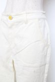 画像3: axes femme / レースアップクロップドパンツ L 白 Y-25-12-10-102-AX-PA-SZ-ZY (3)