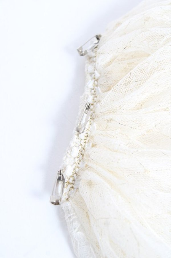 画像5: Hinana Queena / Bloomingレーシートレーン  アイボリー Y-25-12-10-016-LO-ZA-SZ-ZY (5)