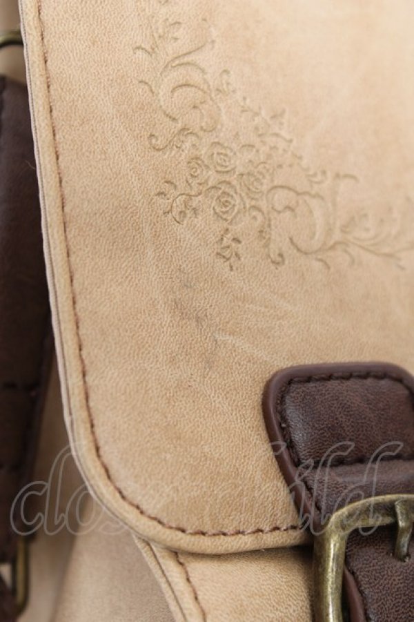 画像5: axes femme / 型押し2WAYバッグ  ベージュ Y-25-12-10-019-AX-BG-SZ-ZY (5)