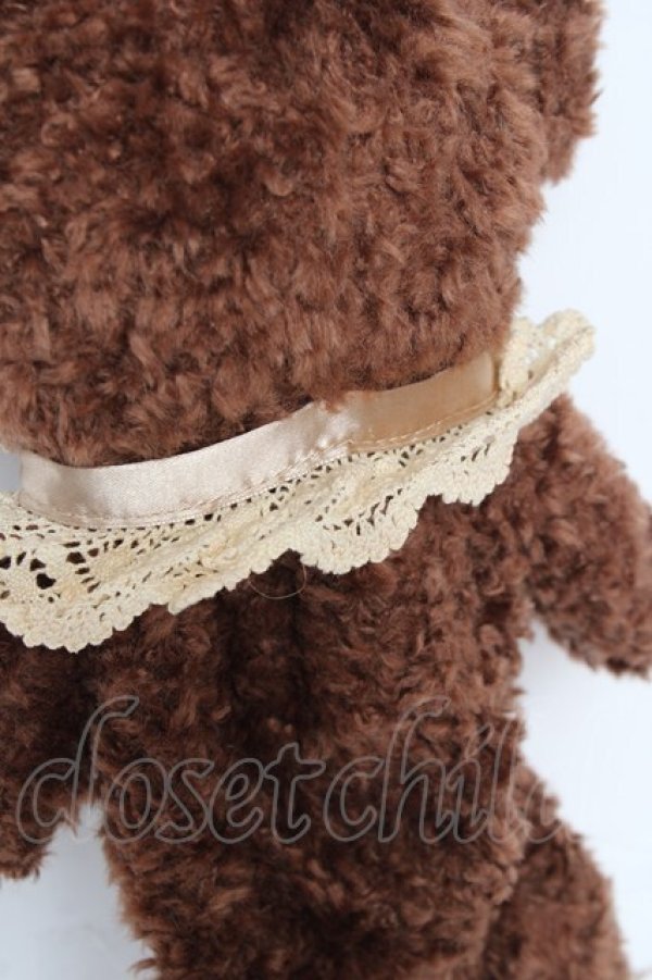 画像3: BABY, THE STARS SHINE BRIGHT / くまくみゃポシェット  ブラウン×ゴールドリボン Y-25-12-10-021-BA-BG-SZ-ZY (3)