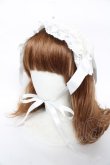 画像1: Angelic Pretty / Snow Doll ジャンパースカートセット(ヘッドドレスのみ)  シロ Y-25-12-10-022-AP-AC-SZ-ZY (1)