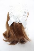 画像4: Angelic Pretty / Snow Doll ジャンパースカートセット(ヘッドドレスのみ)  シロ Y-25-12-10-022-AP-AC-SZ-ZY (4)
