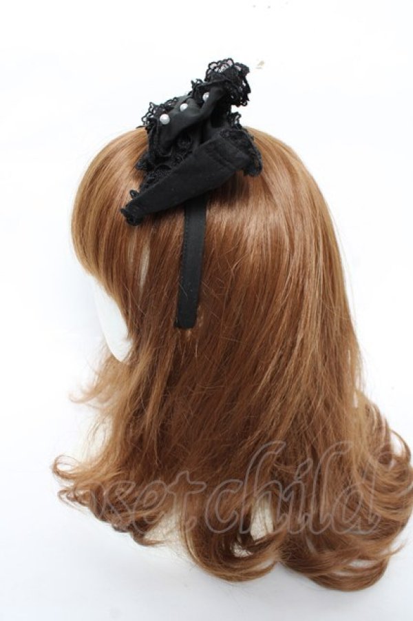画像2: Angelic Pretty / Sweetくるりんカチューシャ  黒 Y-25-12-10-023-AP-AC-SZ-ZY (2)