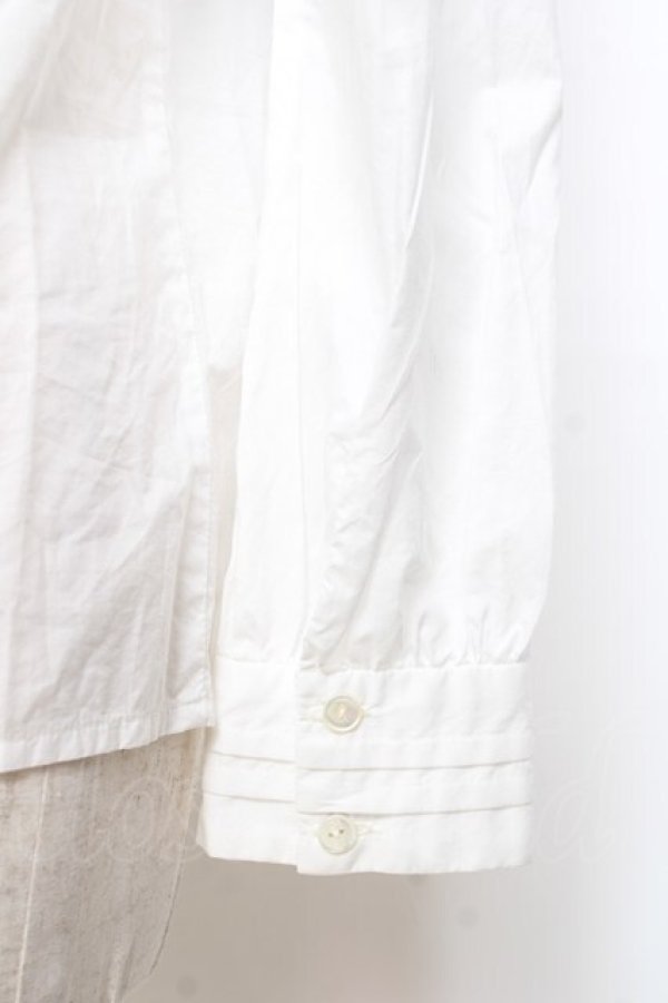 画像4: Jane Marple / ワイヤー入りボウリボン付きブラウス M 白 Y-25-12-10-025-JM-BL-SZ-ZY (4)