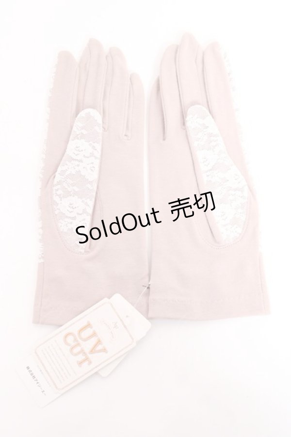 画像2: axes femme / リボンフィンガーレスグローブ  淡ピンク Y-25-12-11-004-AX-ZA-AS-ZY (2)
