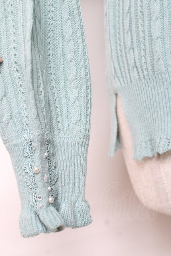 画像3: axes femme / 前後2WAYニットプルオーバー M グリーン Y-25-12-11-034-AX-TO-SZ-ZY (3)