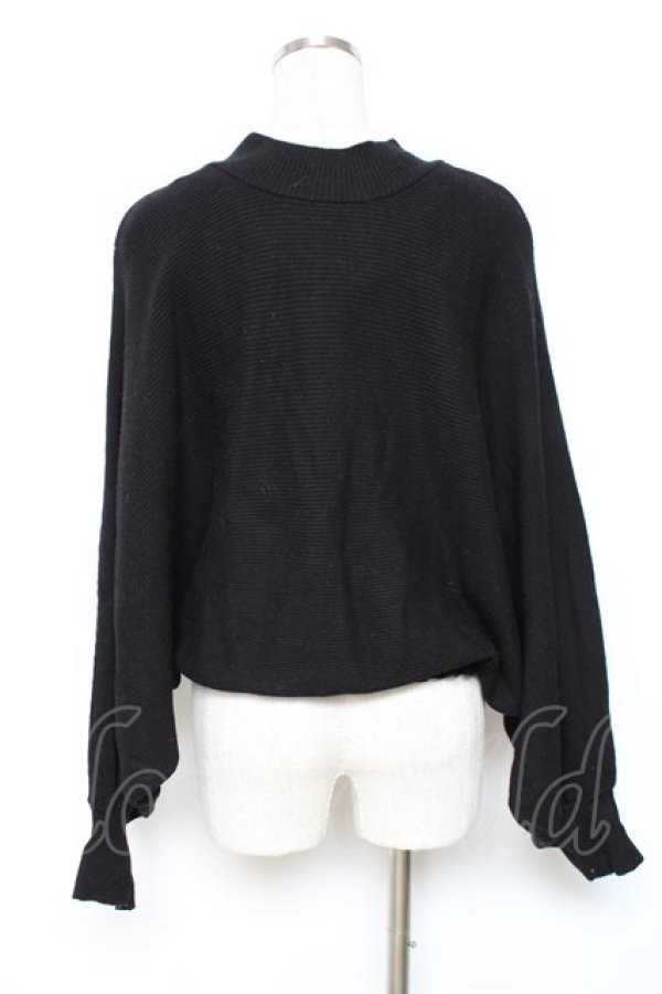 画像2: axes femme / ニットボレロ×ニットタンク F 黒 Y-25-12-11-036-AX-TO-SZ-ZY (2)