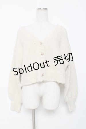 画像: axes femme / バックレースアップニットカーディガン F 生成り Y-25-12-11-043-AX-TO-SZ-ZI